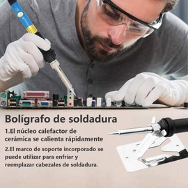 71 artículos pirograbador profesional, bolígrafo pirógrafo, temperatura de 200 a 400 ℃, adecuado para principiantes en soldadura, desoldadura y pirograbado