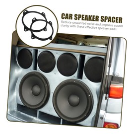 KOMBIUDA 2pcs Car Speaker Spacer Ring Durable Adapter for Easy Installation Enhances Car Interior Fits Standard Door Speakers for