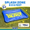 BACKYARD BLAST 8’ x 6’ Splash Zone, Water Slide Splash