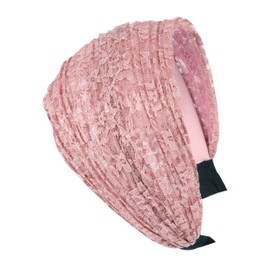 axy Wide Headband Beautiful Women's Headband Hair Accessories Hair Band Hairband HR14, Pink