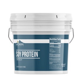 Earthborn Elements Soy Protein Powder 1 Gallon Bucket, Always Pure, Smoothies & Shakes (60.8 Ounces)