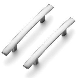 Ravinte 5-3/16 Inch Curved Cabinet Pulls Brushed Nickel Kitchen Arch Cupboard Handles Zinc Alloy Cabinet Pulls 5-3/16" Length,3" Hole Center | 15 Pack