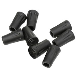 Trekking Poles, Anti-Slip Cap, Shock-Absorbing Rubber, Metal Washers, Set of 8, Mountain Climbing, Outdoors, Anti-Slip, For Concrete