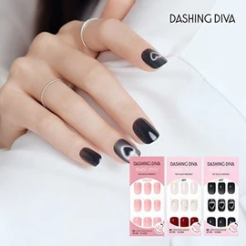 Dessing Diva x Heart Magnet Nail Set of 3 / 데싱디바 x하트 마그넷 네일 3종