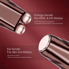 CARER SPARK Eye Massager EMS Face Massager Anti-Wrinkle Anti-Ageing with RF Vibration Heated Ice for Against Eye Bags Dark Circles Swelling Anti Wrinkle Anti Ageing