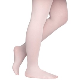 Dancina Girls Ballet Tights Toddler First Dance Class Lesson Soft Stockings S (2-4) Ballet Pink