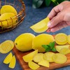 Woration 20 Pack Simulation Lemon & Slices Blocks Set, Artificial