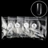 Elvia Nail Tips Oval No. 5, Clear, 200 pcs / 엘비아 네일팁 오발 5호, 클리어, 200개