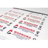 BIKE-label Alarm Sticker for Tools Construction Machines Anti Theft GPS