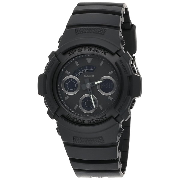 CASIO Men's G-Shock Duo Analog Digital Watch, Black Dial, Black