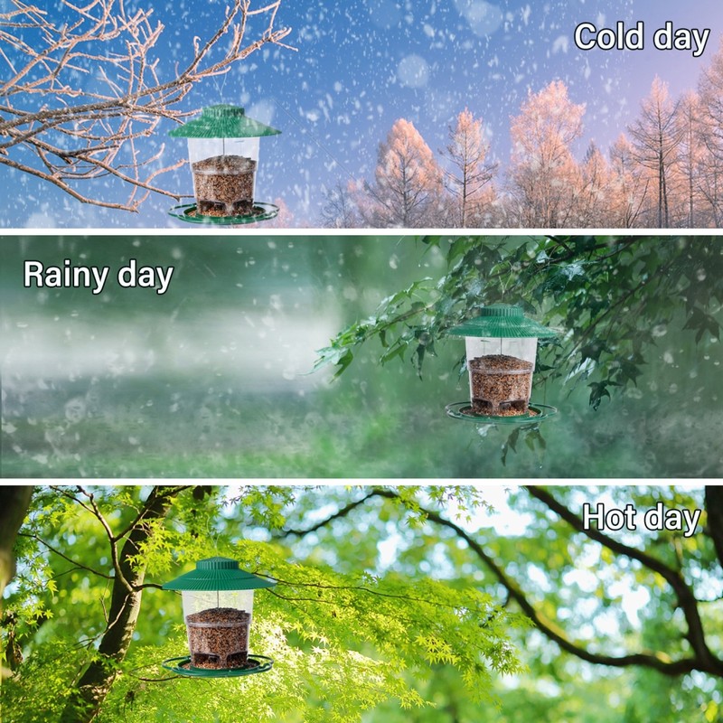Foldable Bird Feeders for Outside Portable Proof Birds Feeder Hanging