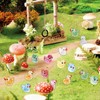 120 Pcs Glitter Mini Ducks Tiny Plastic Duck Little Resin