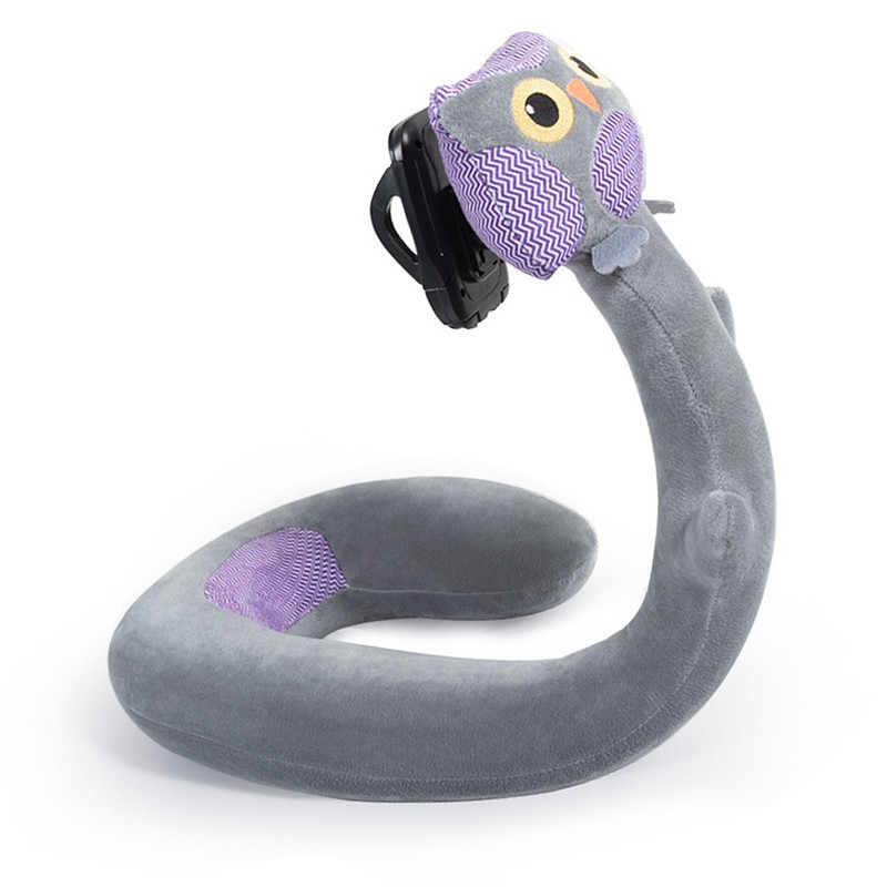 U Shaped Pillow Phone Holder 360 Degree Rotation Cute Animal