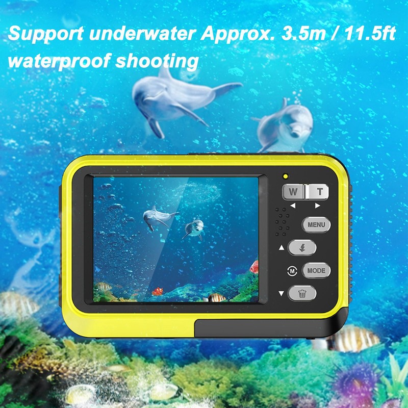 Underwater Camera 48MP 4K Video Output 16X Digital Zoom Anti