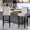 FORCHEER Bar Stool Chair Cover with Backs Set of 2