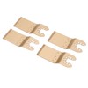 4PCS Oscillating Saw Blade Diamond Cemented Carbide 1.3in Wood Multitool