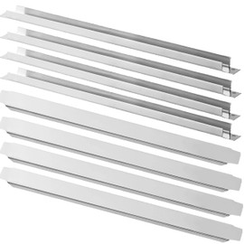 12" Stainless Steel Steam Table Adapter Bars – Hotel Pan Divider for Full & Fractional Size Pans, Commercial Food Service Use (8, 12-inch Long)