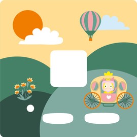 Tonies Topper - Protective Top Cover for Your Toniebox - Princess Sunrise