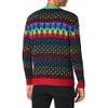 Blizzard Bay Men's Rainbow Xmas Tree Sweater, Black, Small