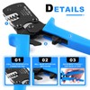 Yangoutool Micro Molex Crimper: 32-20AWG (0.03-0.52mm², 0.2-0.81mm), Compatible with Molex,