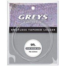 Greys Knotless Tapered Leaders 9ft/3lb