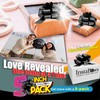 InstaBows 5-Inch Black Pull String Gift Bows – Satin Finish,