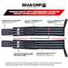 BEAR GRIP - Weight Lifting Wrist Support Straps (Black/Grey)