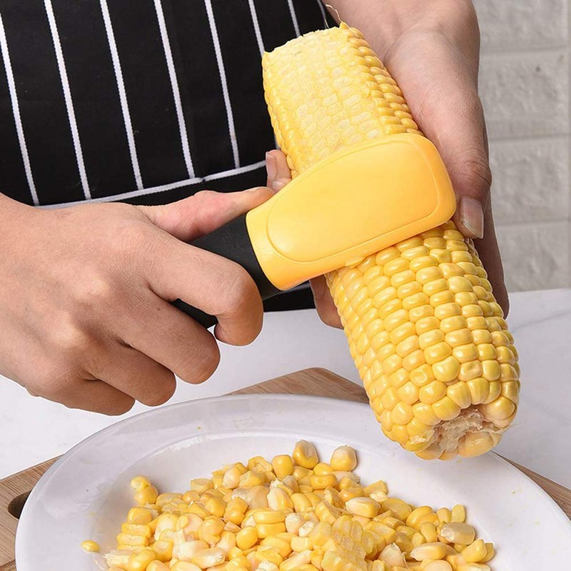 ROARINGWILD Corn Peeler Stainless Steel Corn Cob Remover Stripper Peeler