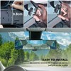 Car HD Rearview Mirrors 12 Inch, Interior Clip-on Panoramic Rear