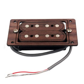 Ogdni Guitar Humbucker Pickup 4-String Rosewood Humbucker Pickup for Cigar Box Electric Guitar Replacement Parts (Rosewood)