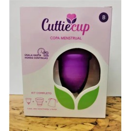 Copa Menstrual Cuttiecup Talla B  Vaso Esterilizador  Bolsita  Cojín                                                                                  