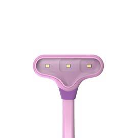 The Original Mighty Bright NuFlex Rechargeable Book Light, 35 Lumens of Warm Eye-Care Light, 3 Brightness Levels, 24 Hours of Battery Life, Durable, Flexible (Lavender)