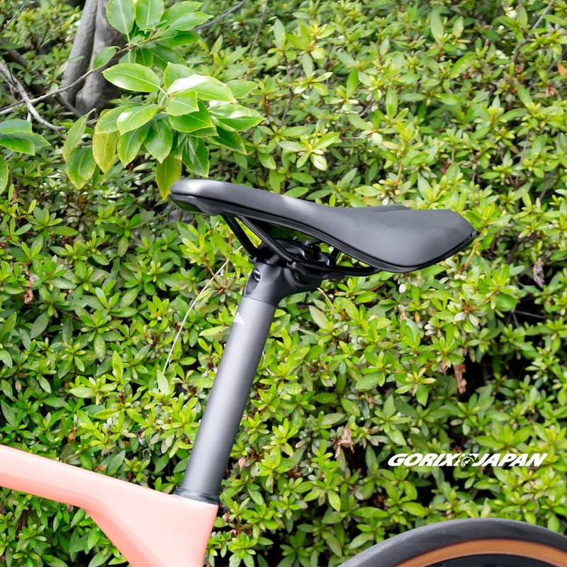 GORIX Bike Short Saddle Seat Short Nose Wide Hole Shock