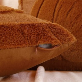 VAKADO Fall Throw Pillow Covers 18x18 Set of 2 Outdoor Decoration Pumpkin Couch Burnt Orange Decorative Home Decor for Bed Sofa Bedroom Office