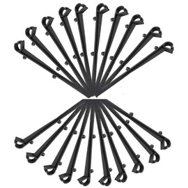 KMERCE Gutter Leaf Protection, Rain Gutter Leaf Protection, Gutter Protection Leaf Stop + Mounting Hooks, Black (Mounting Hooks)