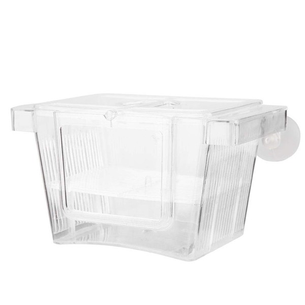 Acrylic Multi-Room Small Size Fish Breeding Box, Double Layer Transparent