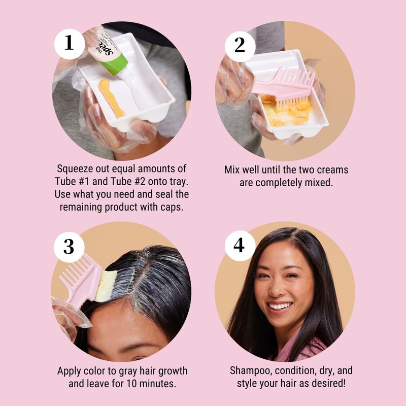 Bigen Speedy Conditioning Color Kit: 4A Ash Brown - 3