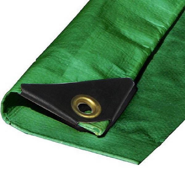 Green Heavy Duty 12 Mil Thickness Poly Tarp Protection Cover