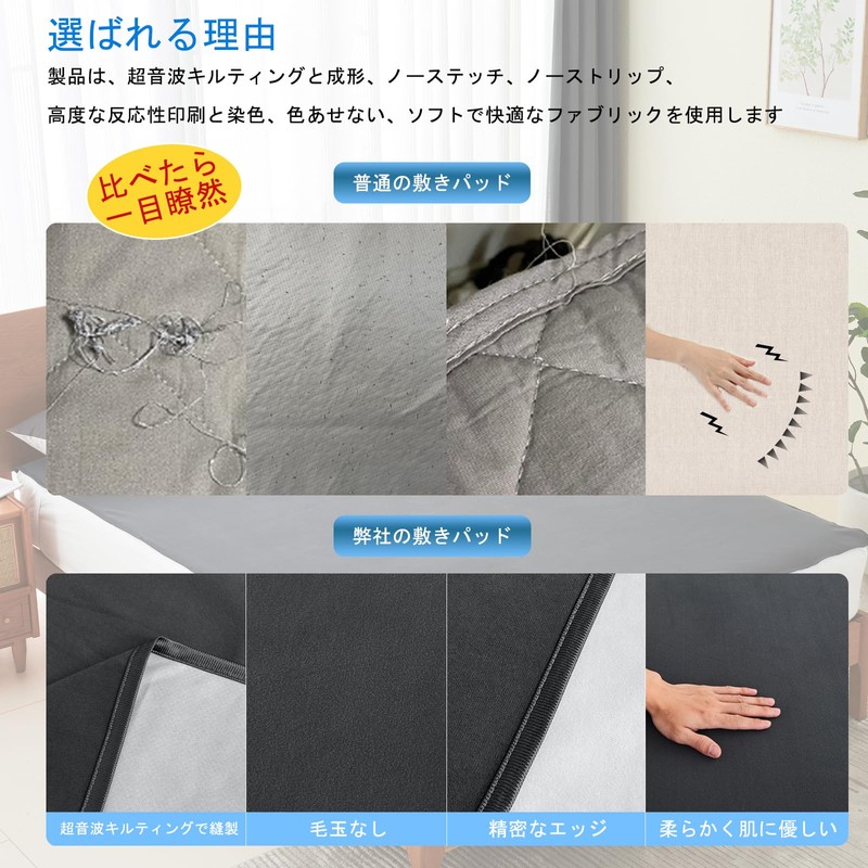Waterproof Mattress Pad, Single, Waterproof Pad, Bed Pad, Pile Fabric,