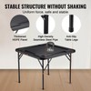 VEVOR Folding Card Table, 4 Player Portable with 4 Cup