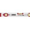 BMI 692025TWM" Ultrasonic Alu-Spirit Level with Magnet, Silver/Red, 25 cm