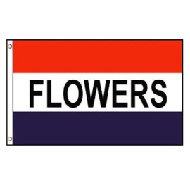 FI 3x5 Flowers Poly Flag Banner Brass Grommets 100D