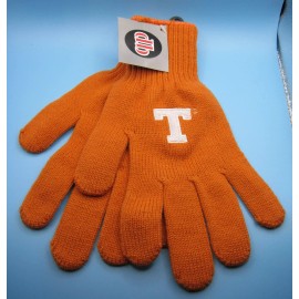 Donegal Texas /Tennessee Highschool College Cheerleader Orange Knitted Gloves  NWT