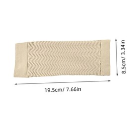 LIFKOME Women Slimming Arm Shaping Sleeves Elastic Compression Shaperwear for Arm Control for Everyday Wear Beige