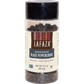 Lafaza Premium Madagascar Whole Black Peppercorns, 2.1oz