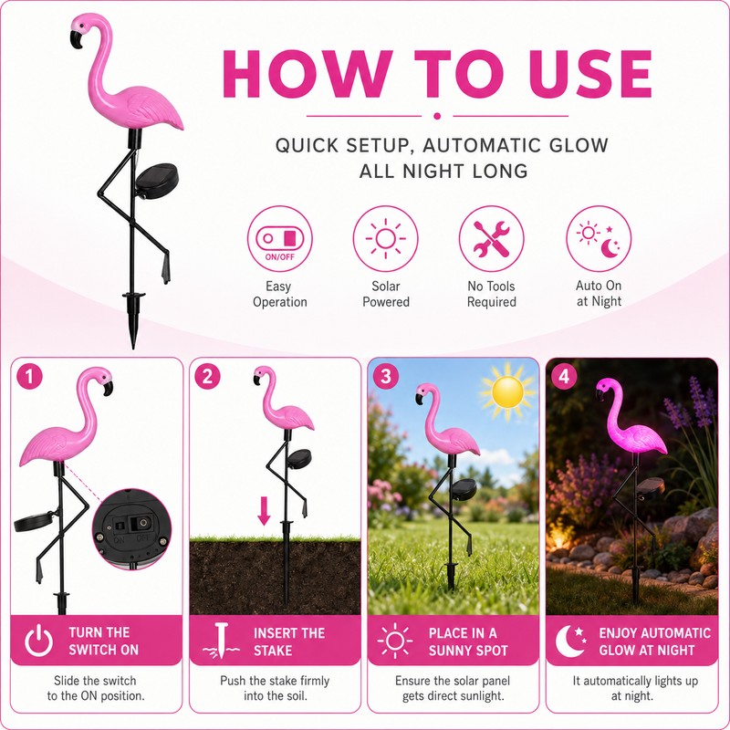 Peacock Solar Garden Light for Outdoor Decor – IP65 LED