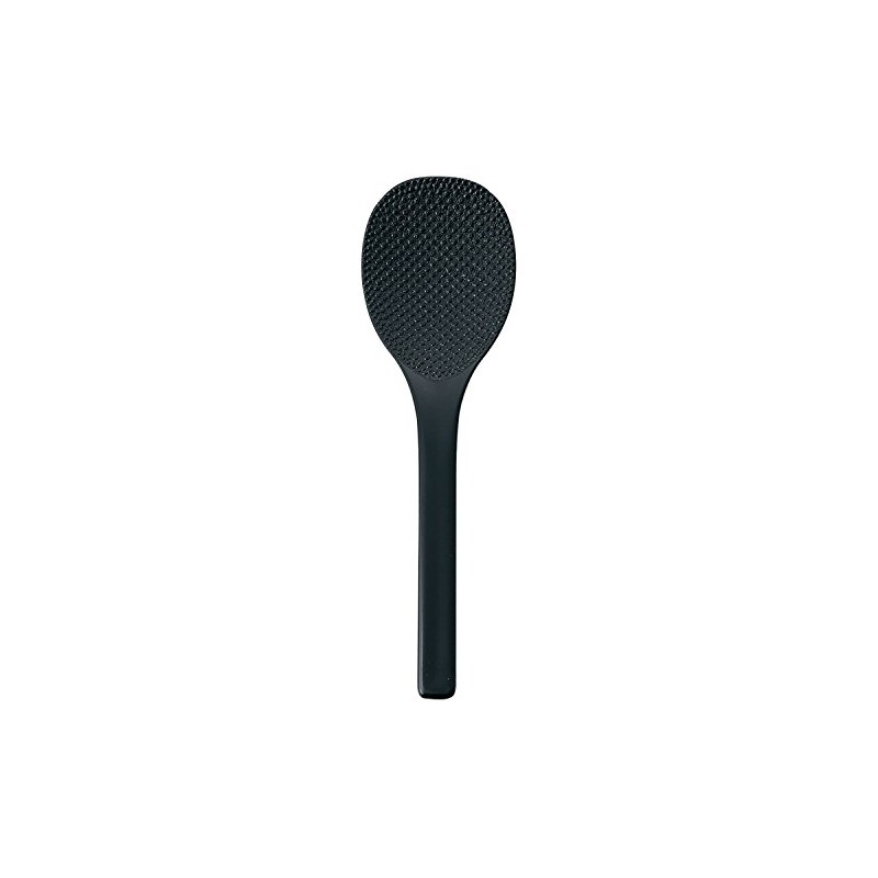 Akebono Sangyo PM-466 Rice Spoon, Black, 7.5 inches (19 cm),