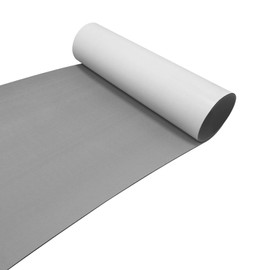 EVA Foam Boat Flooring Decking Sheet, 6mm Thick Diamond Anti-Slip Marine Flooring Mat, Self Adhesive Deck Pad for Bass Boat Yacht Motorboat RV Cooler Tops,35.43"x94.49", Grey