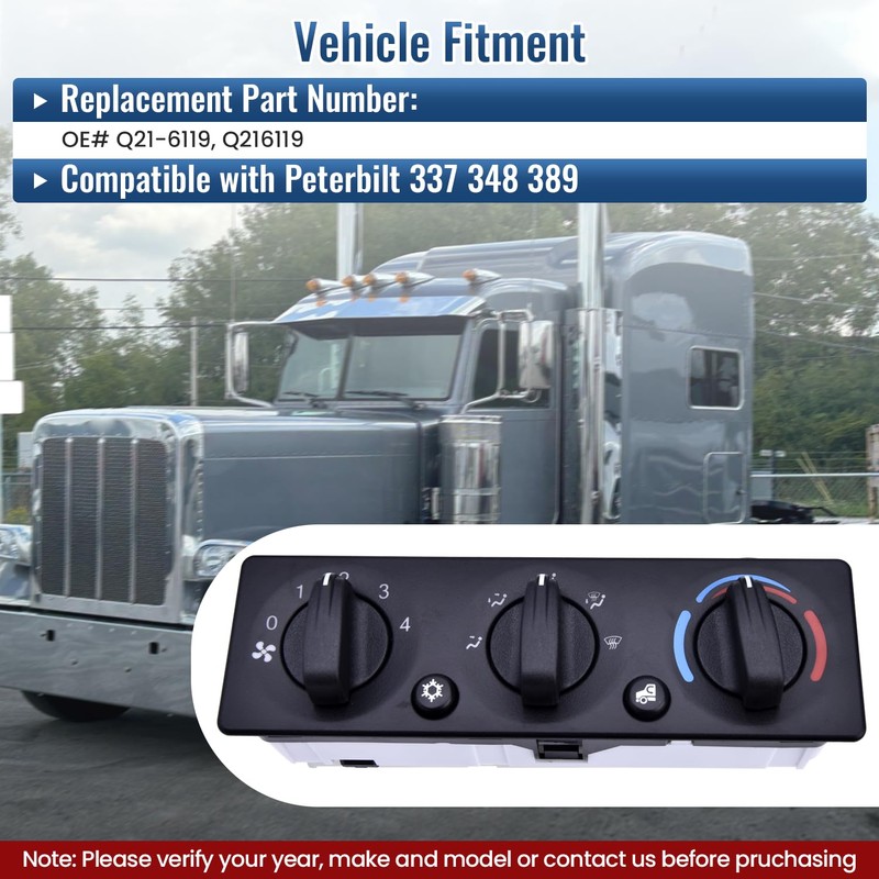 Hodflop Q21-6119 HVAC A/C Heater Climate Control Module Compatible with