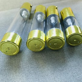 Tvoip 4 piezas/lote 10ml/15ml/20ml/30ml, bomba de vacío Airless Botellas de loción de viaje para el hogar, dispensador de cosméticos rellenables (dorado)
